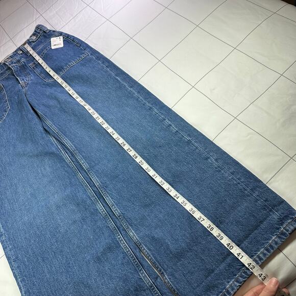 We The Free Palmer Cuffed Jeans Tunnel Vision Size 27 - Picture 14 of 15